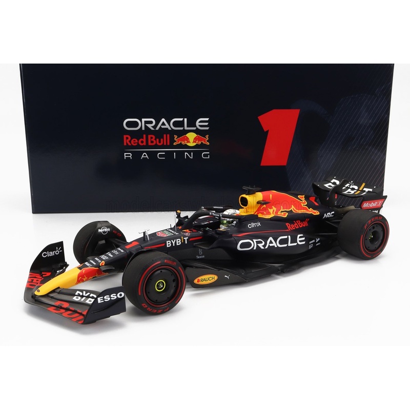 RED BULL – F1  RB18 TEAM ORACLE RED BULL RACING N 1 WORLD CHAMPION WINNER BELGIUM GP 2022 MAX VERSTAPPEN – MATT BLUE YELLOW RED