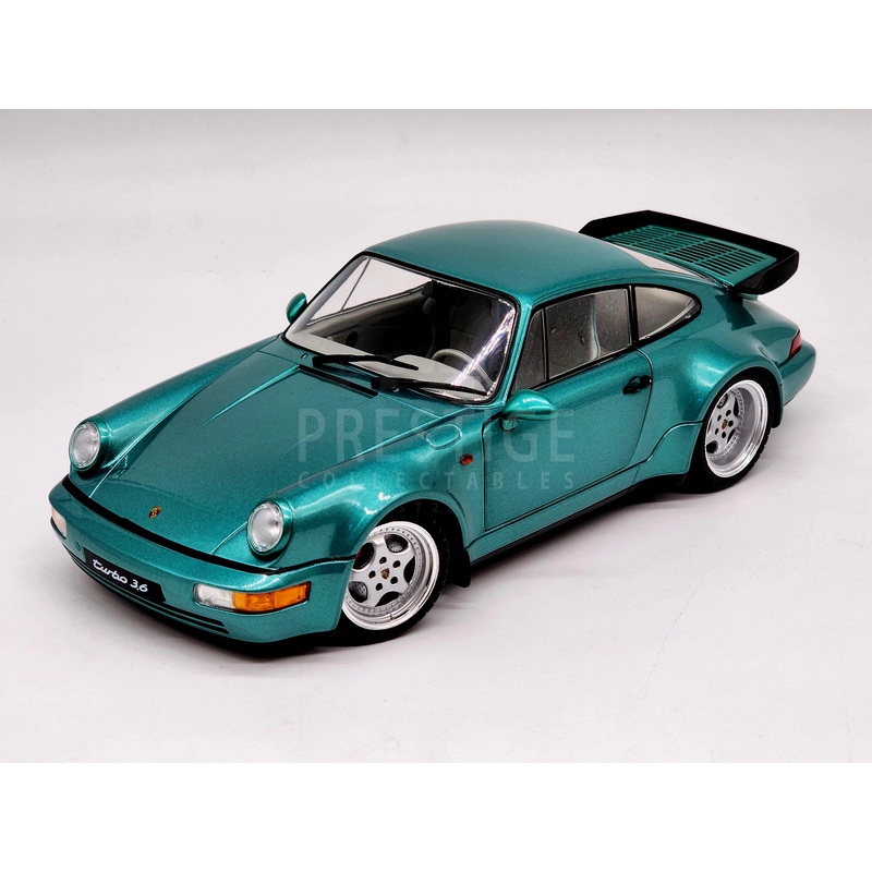 Solido 1991 Porsche 911 964 Turbo Wimbledon Green Metallic 1:18 – New