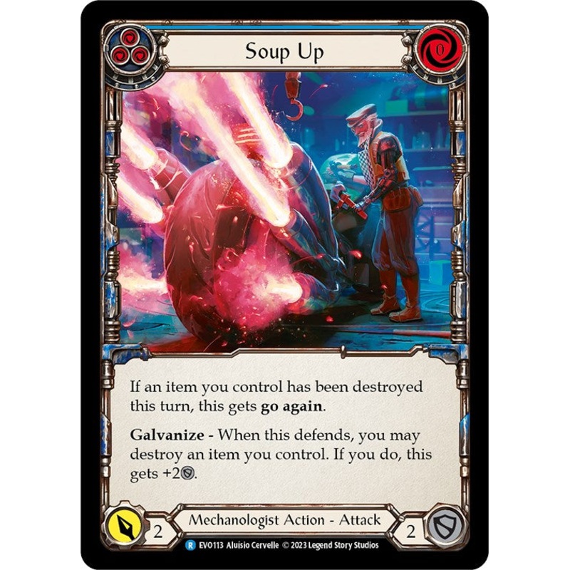 Soup Up (Blue) [EVO113] (Bright Lights)  Rainbow Foil