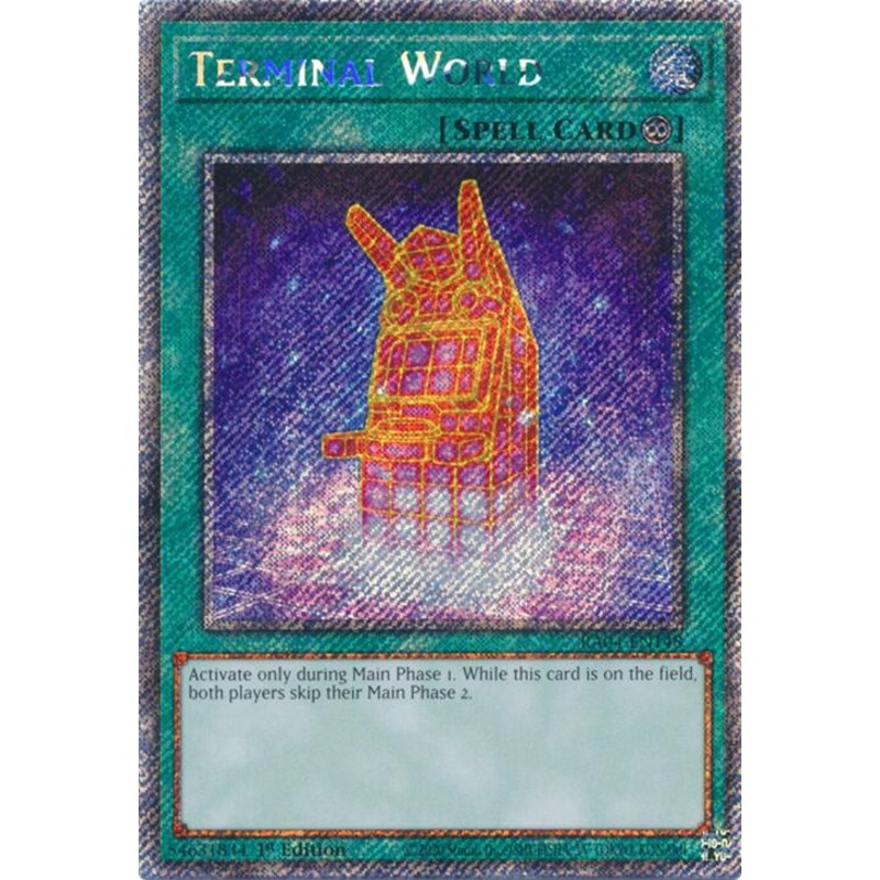 Terminal World [RA04-EN148] Platinum Secret Rare