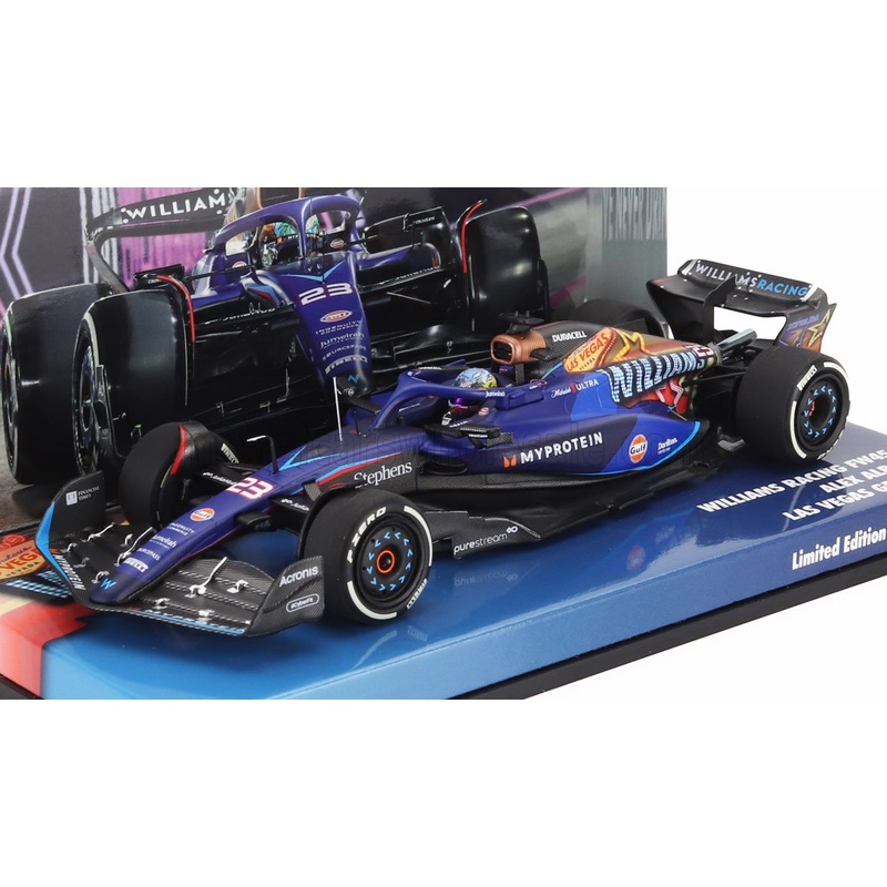 WILLIAMS – F1  FW45 TEAM WILLIAMS RACING GULF N 23 LAS VEGAS USA GP 2023 ALEXANDER ALBON – BLUE BLACK