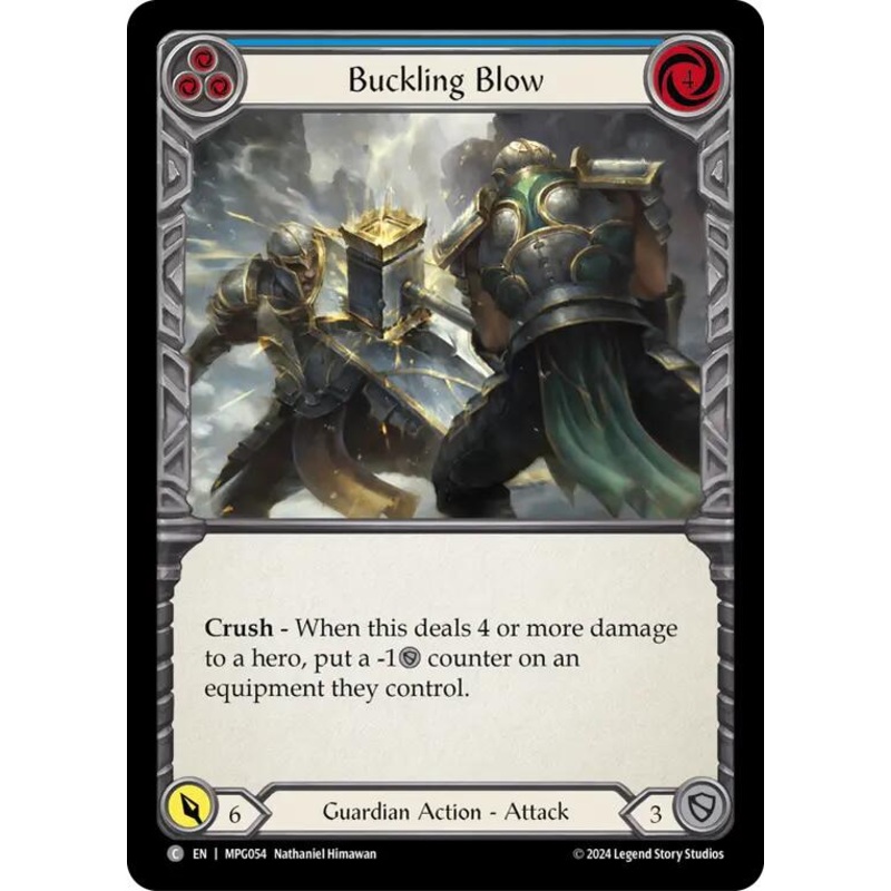 Buckling Blow (Blue) [MPG054] (Mastery Pack Guardian)