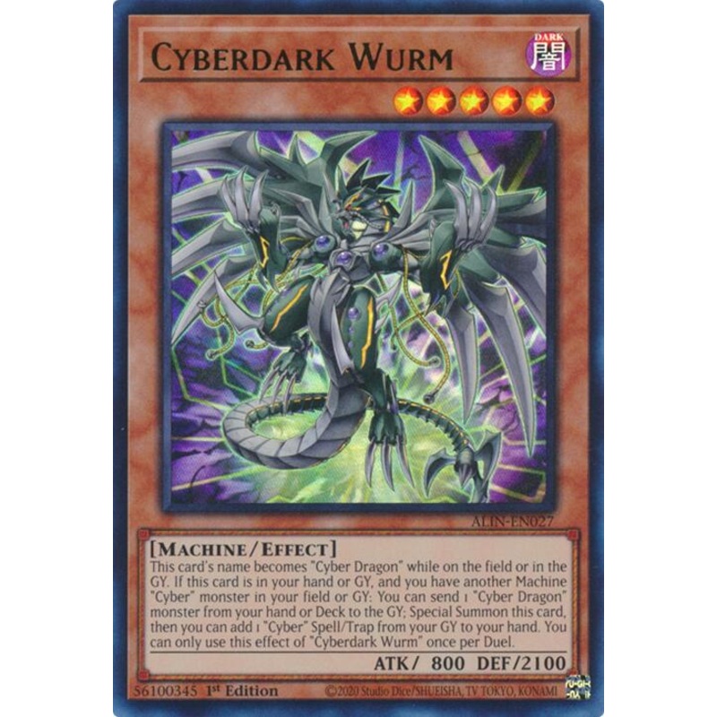 Cyberdark Wurm [ALIN-EN027] Ultra Rare