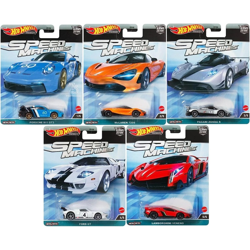 HOT WHEELS Premium Car Culture Speed Machines Set