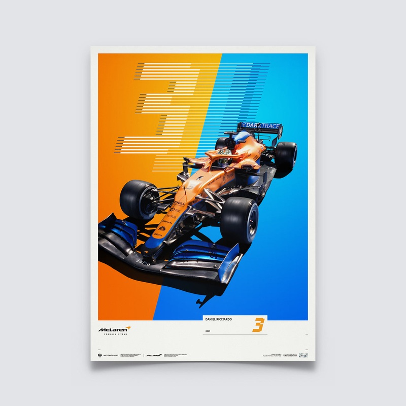 McLaren Formula 1 Team – Daniel Ricciardo – 2021 Limited Edition Print
