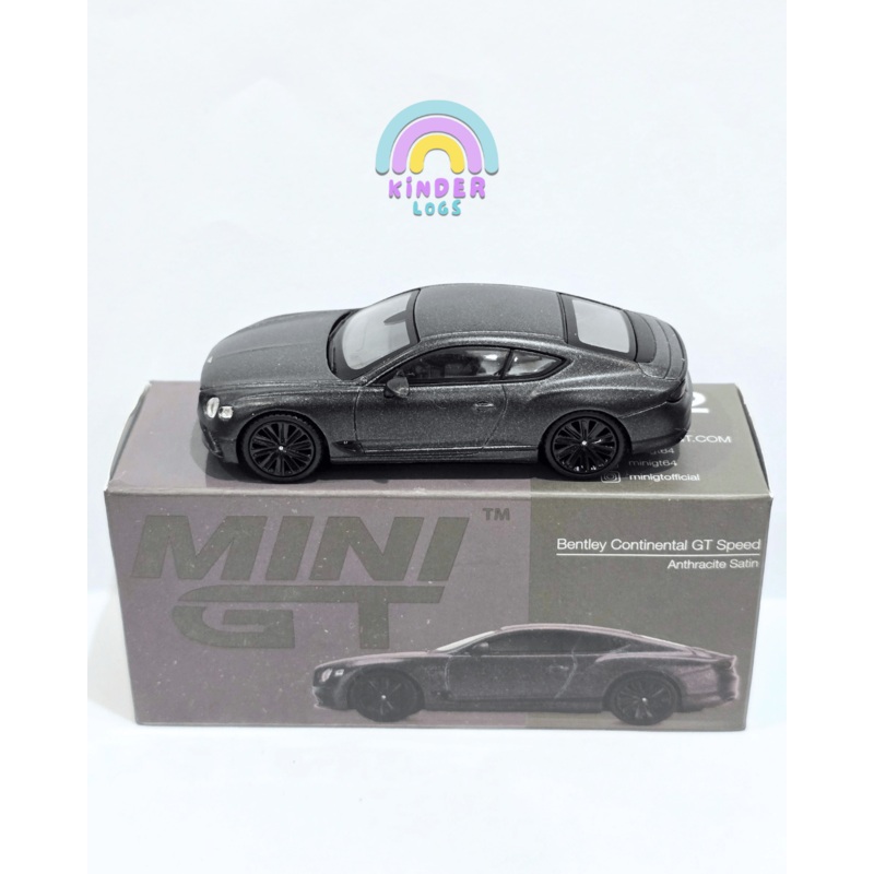 Mini GT Bentley Continental GT Speed – Anthracite Satin (Open Box)