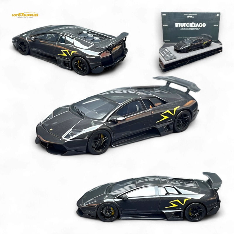 (Pre-Order) DMH Lamborghini LP 670-4 – Full Black Carbon – Foshan Expo 2025 1:64