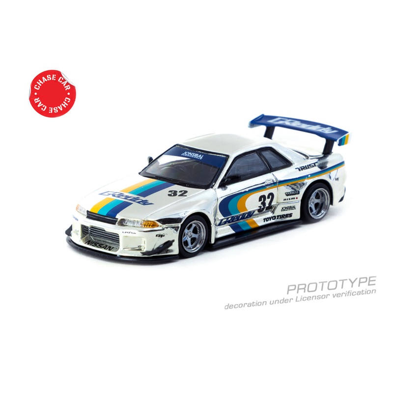 * PRE ORDER * TARMAC WORKS X MIJO  NISSAN SKYLINE GT-R R32 WIDEBODY JONSIBAL DESIGNWORKS GREDDY LIMITED EDITION – * CHASE *
