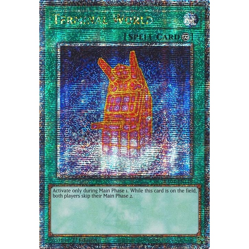 Terminal World [RA04-EN148] Quarter Century Secret Rare