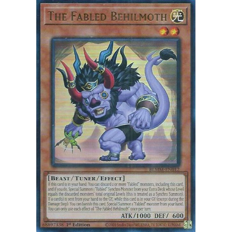 The Fabled Behilmoth [BLMM-EN012] Ultra Rare
