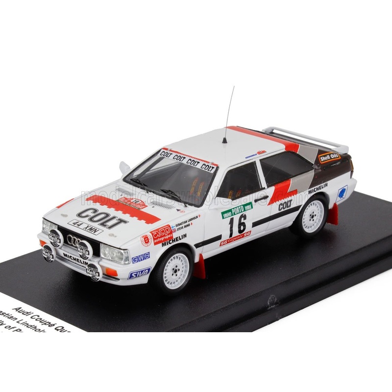 AUDI | QUATTRO COUPE (night version) N 16 RALLY PORTUGAL 1988 SEBASTIAN LINDHOLM – STEVE BOND
