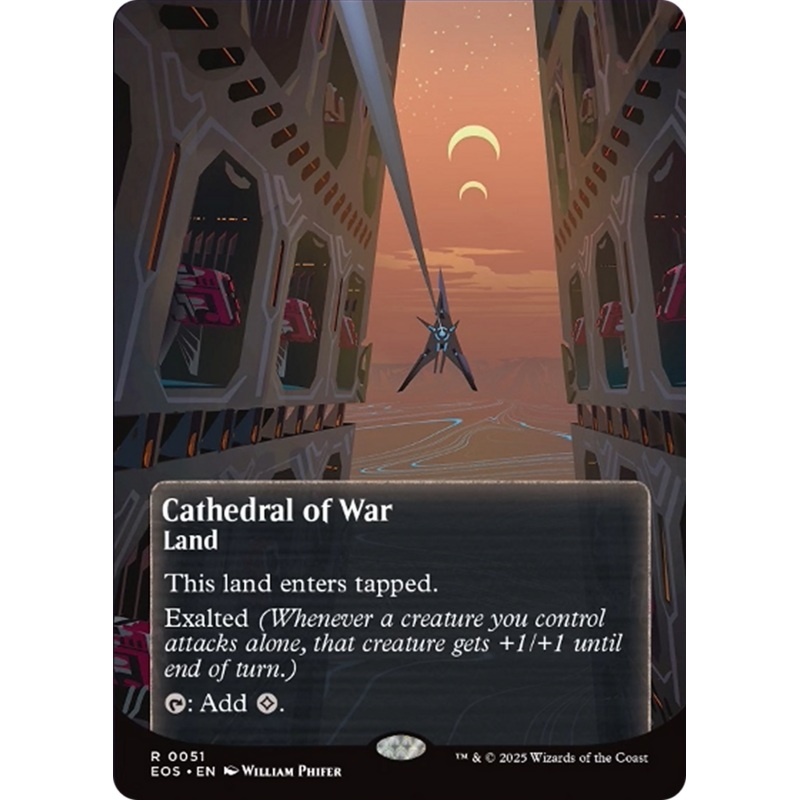 Cathedral of War (0051) (Borderless) [Edge of Eternities: Stellar Sights]