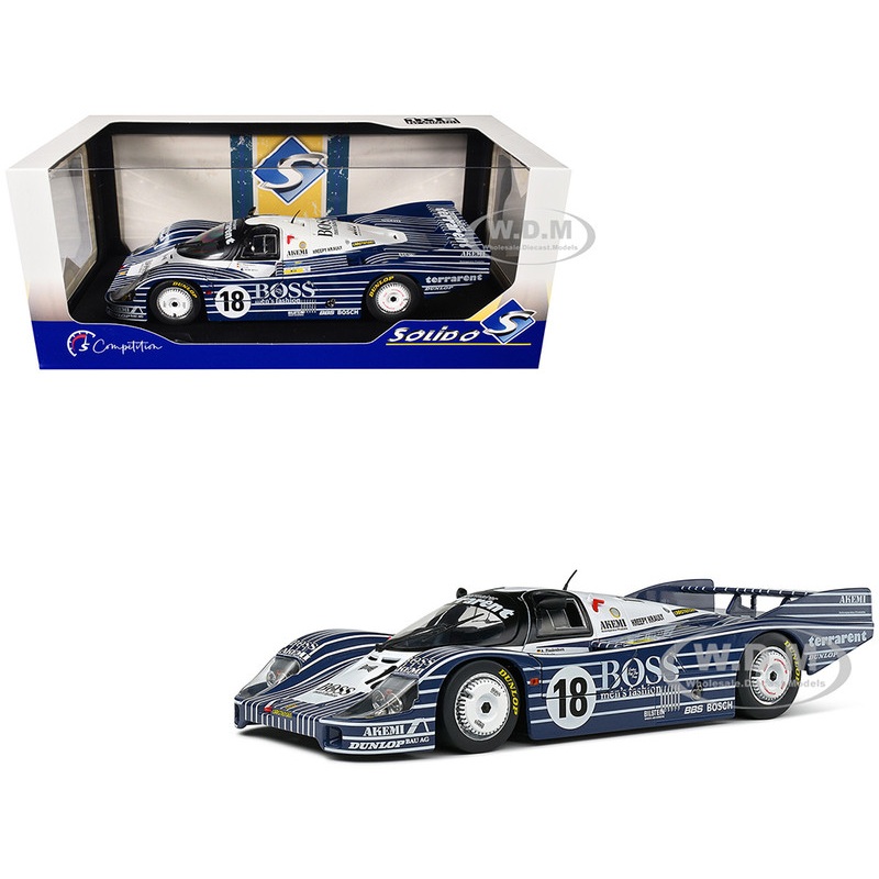 Porsche 956LH #18 Jurgen Lassig – Axel Plankenhorn – Desire Wilson 24 Hours of Le Mans (1983) Competition Series 1/18 Diecast Model Car by Solido