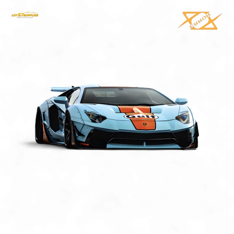 (Pre-Order) 404error LBWK Aventador 2.0 – Gulf 1:64