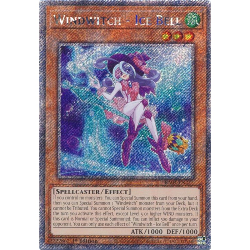 Windwitch – Ice Bell [RA04-EN273] Platinum Secret Rare