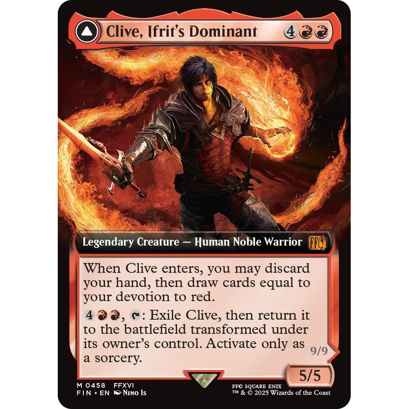 Clive, Ifrit’s Dominant // Ifrit, Warden of Inferno (Extended Art) [FINAL FANTASY]