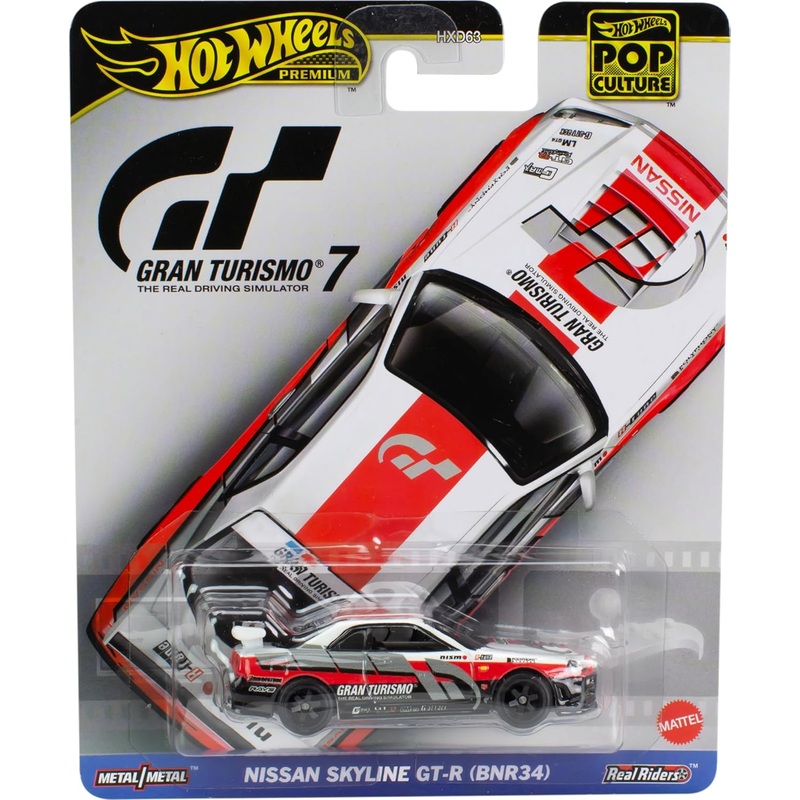 Hot Wheels HKC28 Pop Culture Gran Turismo – Nissan Skyline GT-R (BNR34)