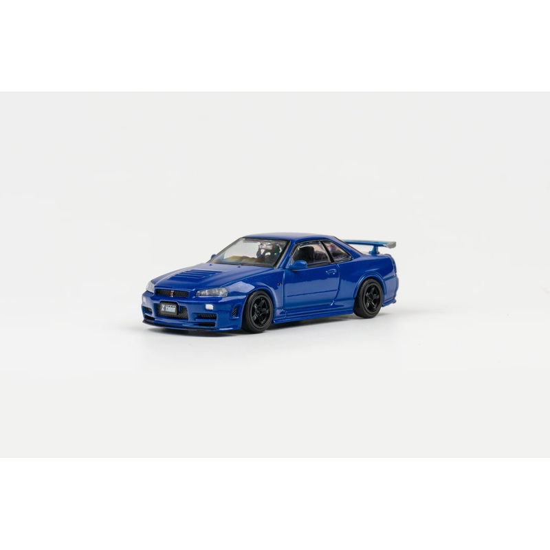 TOPART X DCT 1/64 Nissan R34 Z-Tune – BAYSIDE BLUE