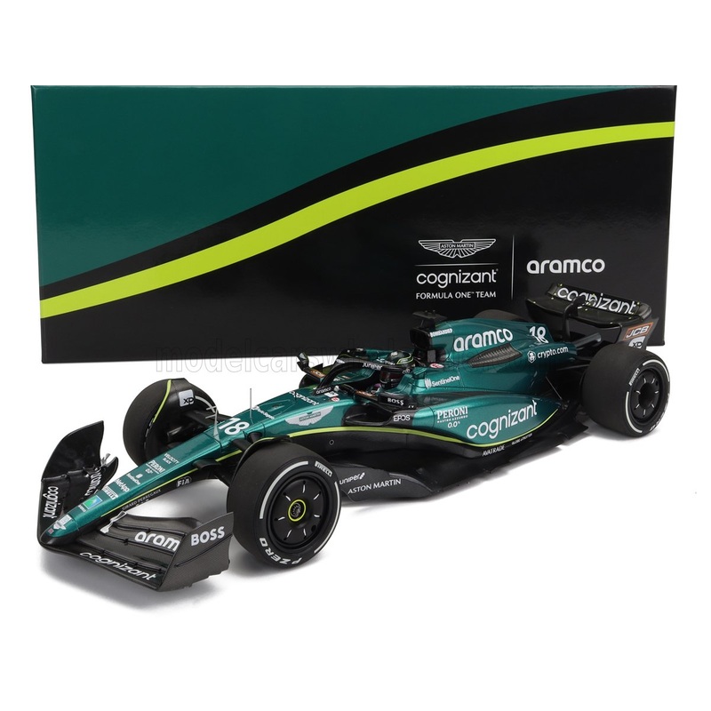 ASTON MARTIN – F1  AMR23 TEAM ARAMCO COGNIZANT N 18 6th BAHRAIN GP 2023 LANCE STROLL – GREEN