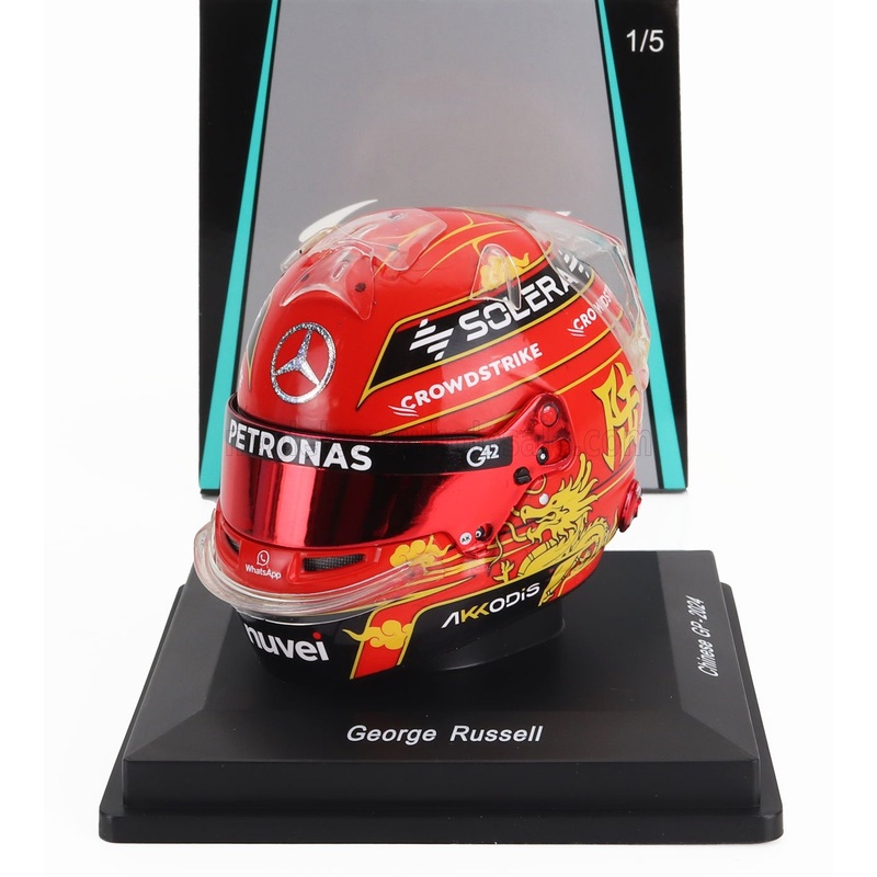 BELL HELMET | CASCO HELMET F1 GEORGE RUSSELL F1 TEAM MERCEDES AMG CHINA GP 2024