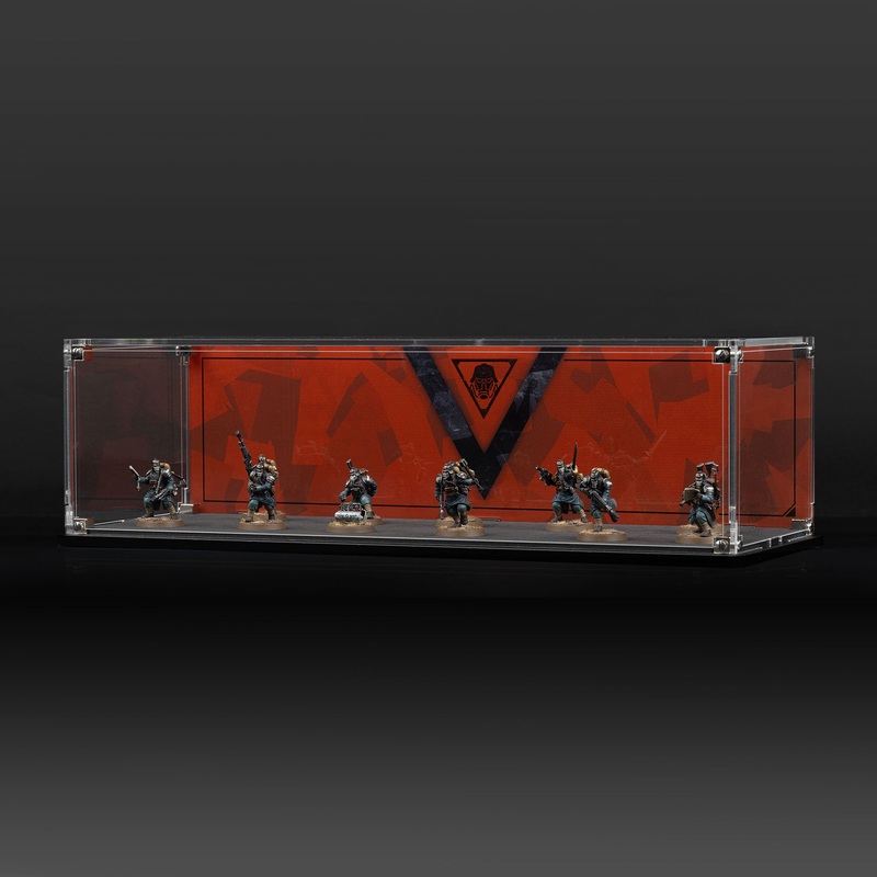 Display Case for Warhammer 40,000 Kill Team: Death Korps