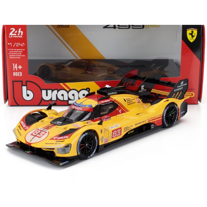 FERRARI | 499P 3.0L TURBO V6 TEAM AF CORSE N  83 24h LE MANS 2024 ROBERT KUBICA – ROBERT SHWARTZMAN – YIFEI YE