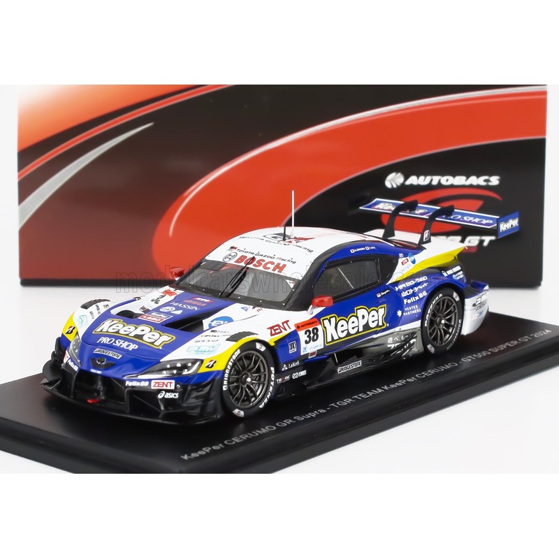 TOYOTA | SUPRA GR TEAM KEEPER CERUMO N 38 GT500 CLASS SUPER GT 2024 TOSHIKI OYU – HIROAKI ISHIURA