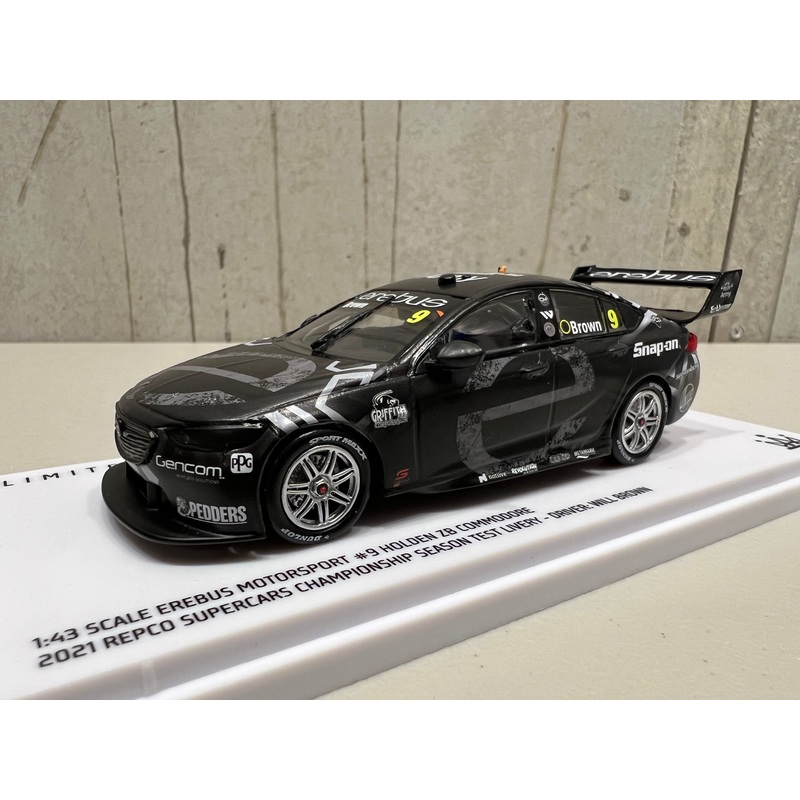 Will Brown 1:43 Erebus Motorsport #9 Holden ZB Commodore – 2021 Repco Supercars Championship Season Test