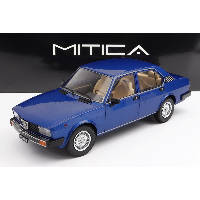 ALFA ROMEO – ALFETTA BERLINA 2000L 1978 – CERCHI MILLERIGHE WHEELS – BLUE PERVINCA MET 349