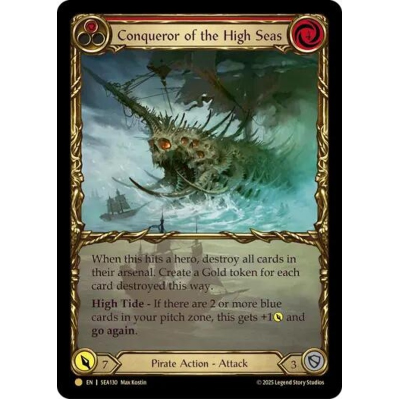 Conqueror of the High Seas (Treasure) [SEA130] (High Seas)  Cold Foil