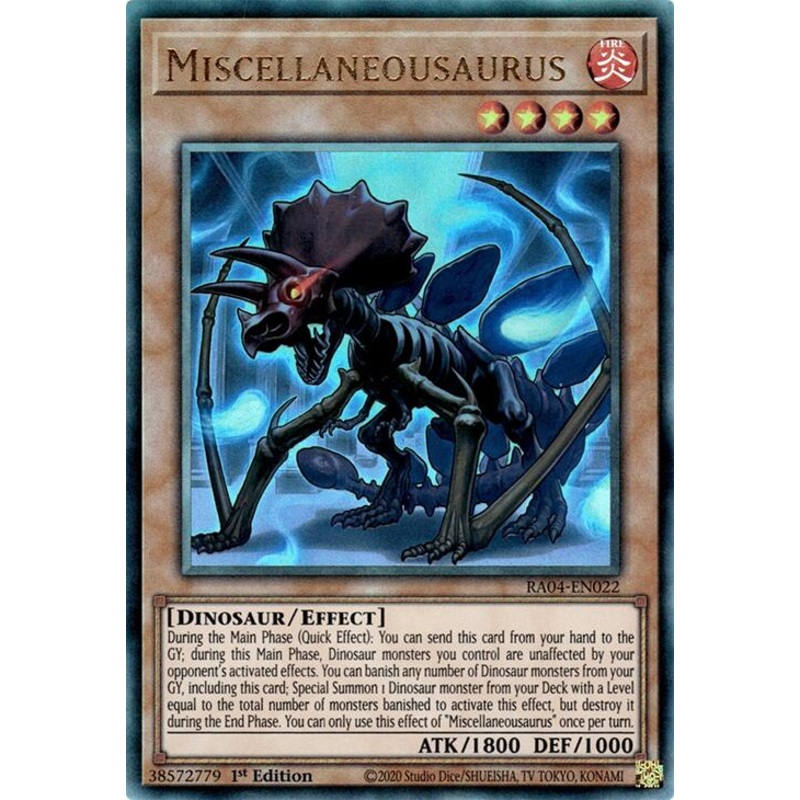 Miscellaneousaurus [RA04-EN022] Prismatic Ultimate Rare