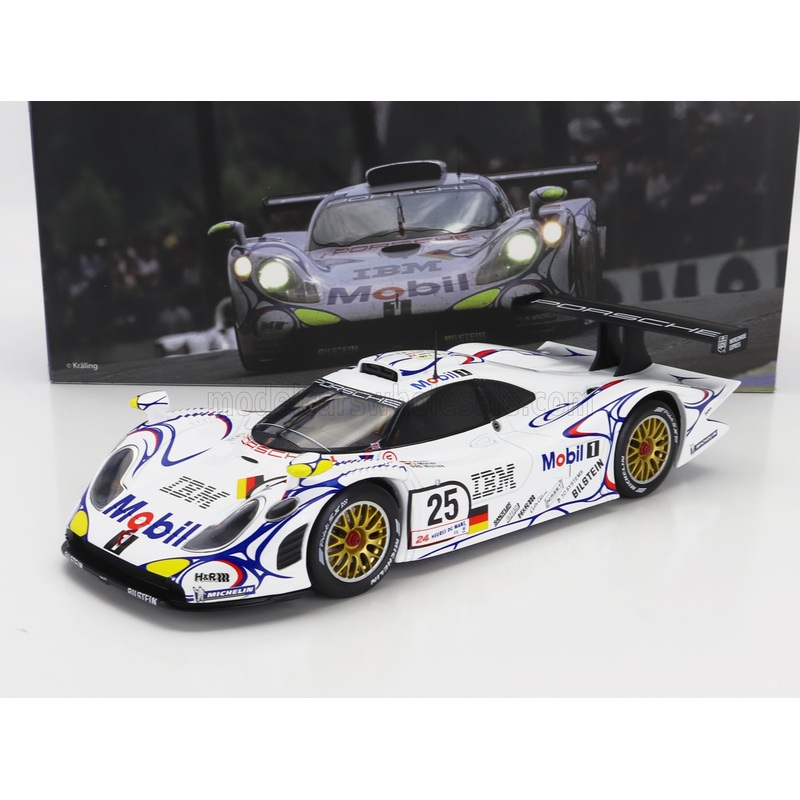 PORSCHE | 911 GT1-98 3.2L TURBO TEAM PORSCHE AG MOBIL-1 N 25 2nd 24h LE MANS 1998 UWE ALZEN – JORG MULLER – BOB WOLLEK