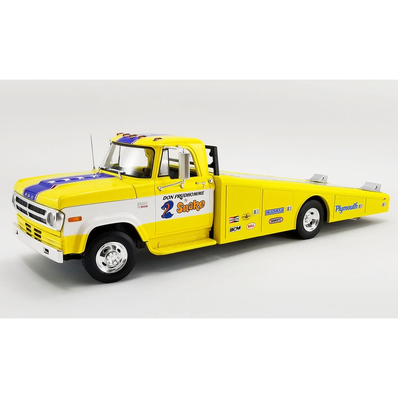 *PRE-ORDER* 1970 DODGE D-300 RAMP TRUCK – THE SNAKEZ 1:18 DIECAST MODEL – ACME