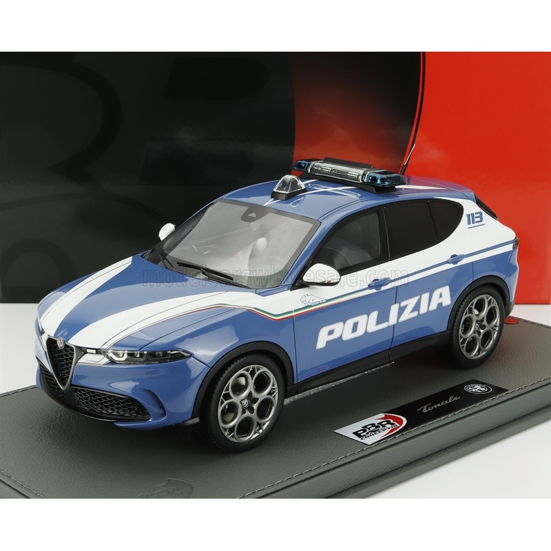 ALFA ROMEO – TONALE VELOCE POLIZIA 2023 – CON VETRINA – WITH SHOWCASE – BLUE WHITE