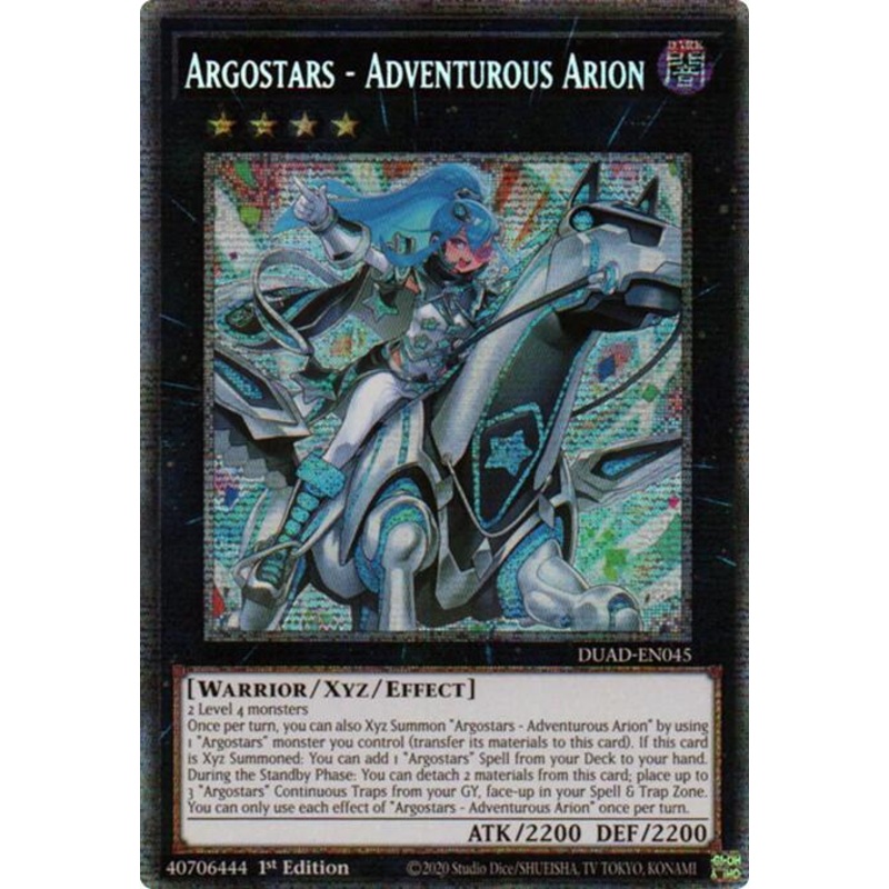 Argostars – Adventurous Arion (Starlight Rare) [DUAD-EN045] Starlight Rare