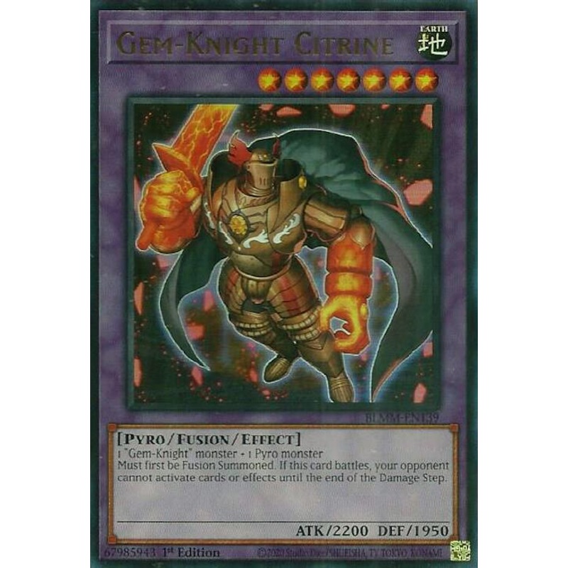 Gem-Knight Citrine [BLMM-EN139] Ultra Rare