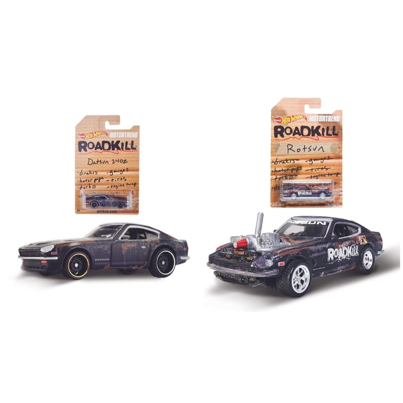 HOT WHEELS MOTORTREND DATSUN 240Z + ROTSUN PAIR