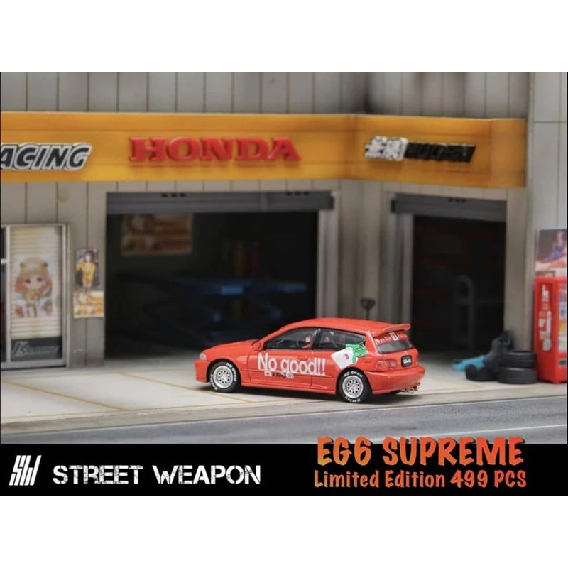 Street Weapon 1/64 Honda Civic Eg6 NO GOOD RACING