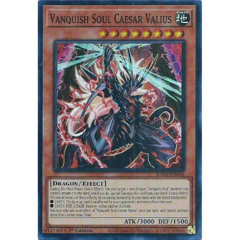 Vanquish Soul Caesar Valius [RA04-EN046] Super Rare