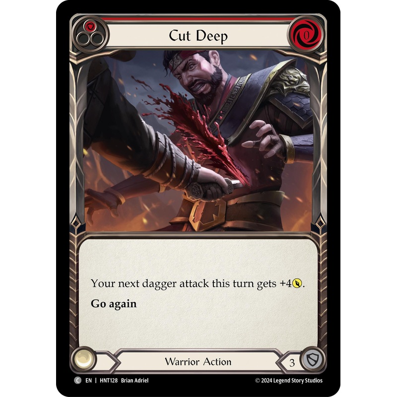 Cut Deep (Red) [HNT128] (The Hunted)  Rainbow Foil