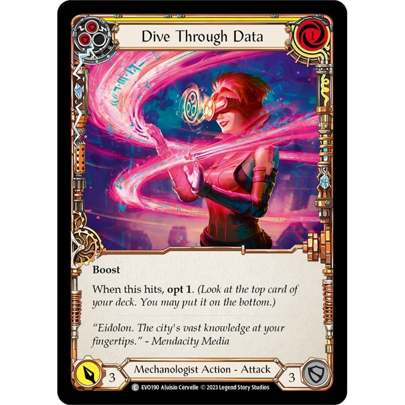 Dive Through Data (Yellow) [EVO190] (Bright Lights)