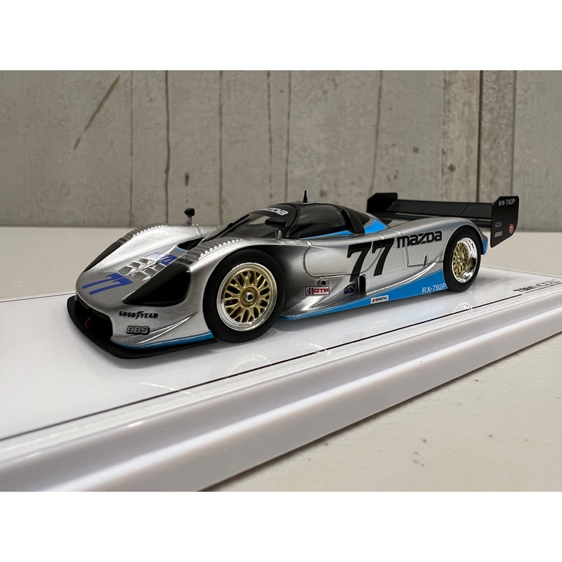 Mazda RX-792P #77 Mazda Motorsports 1992 IMSA Watkins Glen 2nd Place – 1:43 Scale Resin Model Car – TopSpeed