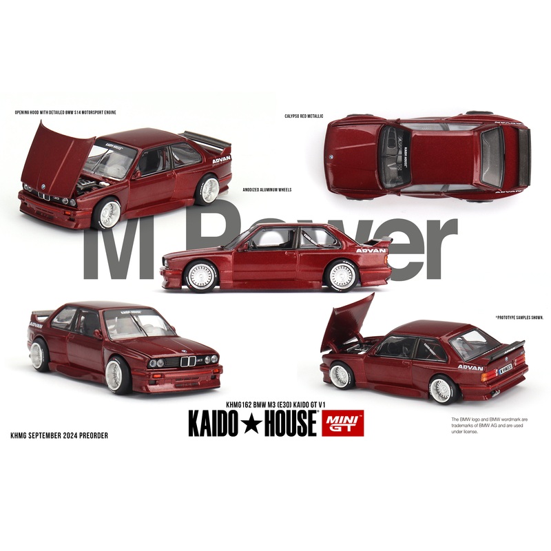 Mini GT 1:64 BMW M3 (E30) Kaido GT V1 KaidoHouse (KHMG162)