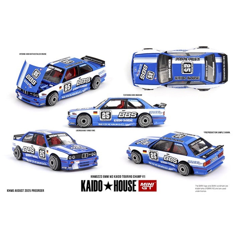 *PRE-ORDER* BMW M3 Kaido Touring Champ V1 – 1:64 Scale Diecast Model – MINI GT