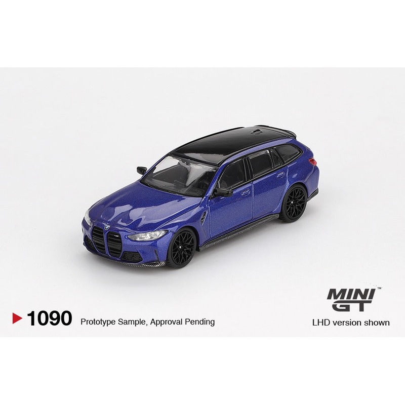 * PRE ORDER * MINI GT #1190 1/64 BMW M3 Competition Touring Portimao Blue Metallic (RHD)