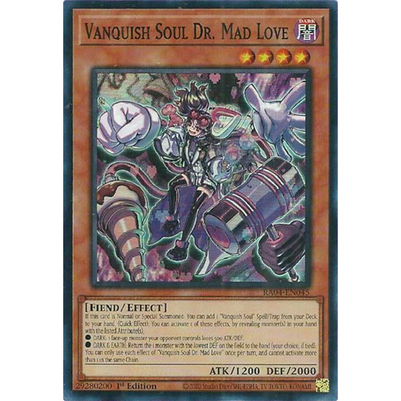 Vanquish Soul Dr. Mad Love [RA04-EN045] Super Rare