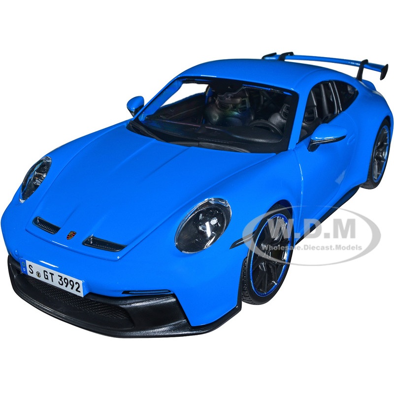 2022 Porsche 911 GT3 Blue Special Edition 1/18 Diecast Model Car by Maisto