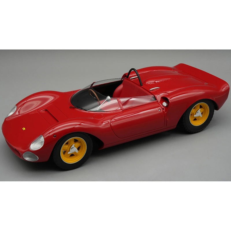 Ferrari 206 Dino SP Factory Press Version (1965) Red Mythos Series Limited Edition to 54 pieces Worldwide 1/18 Model Car by Tecnomodel