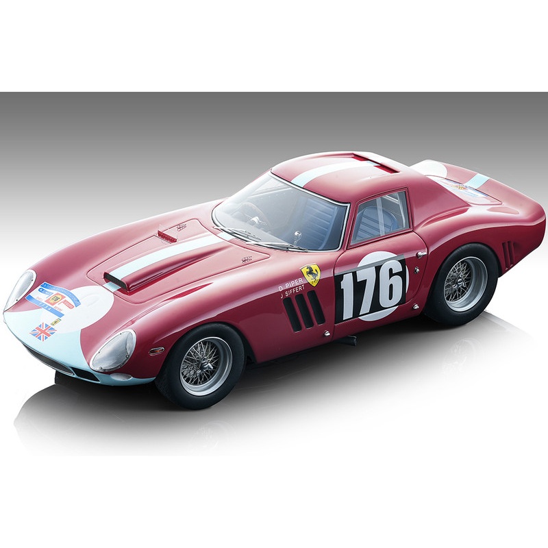 Ferrari 250 GTO #176 Jo Siffert – David Piper Tour de France (1964) Mythos Series Limited Edition to 75 pieces Worldwide 1/18 Model Car by Tecnomodel