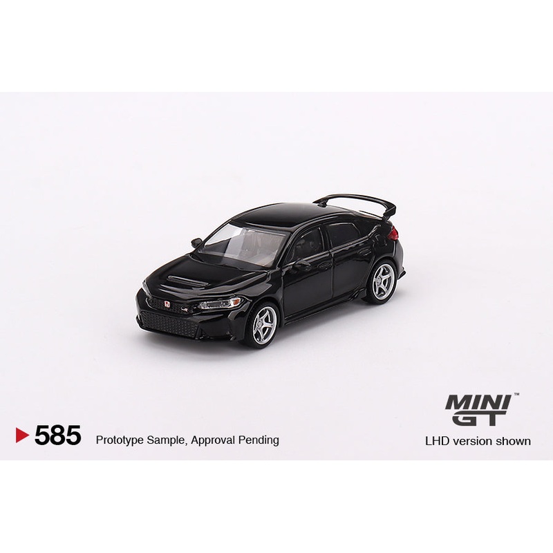 Mini GT 1:64 Honda Civic Type R Crystal Black Pearl 2023 W/ Advan GT Wheel LHD (MGT00585-CH)